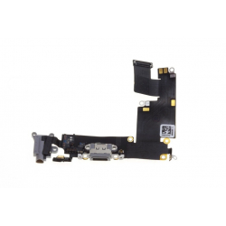 Taśma iPhone 6 Plus złącze USB HF szare oriQ
